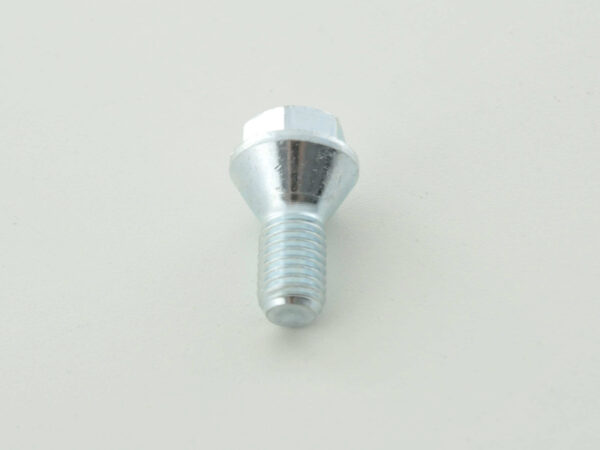 Boulon de roue simple, longueur d'arbre 21 mm, collier conique, tête courte, argent M12x1.75 - – Image 4
