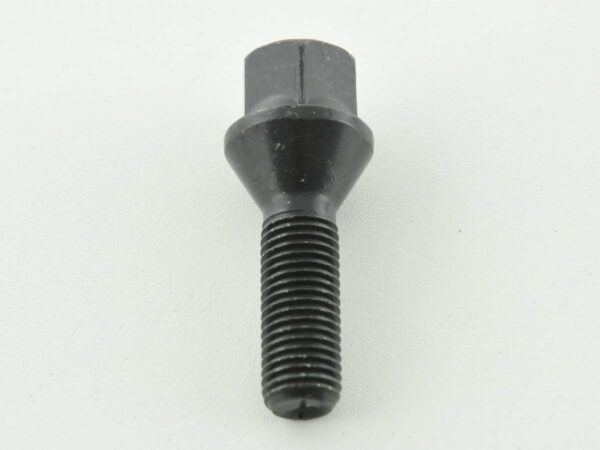 Radschraube einzeln Schaftlänge 32mm Kegelbund schwarz M14x1,5 -