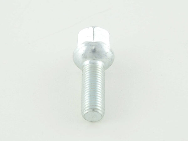 Boulon de roue simple, longueur d'arbre 32 mm, collier sphérique, argent M12x1,5 - – Image 5