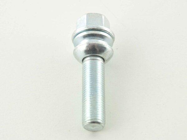 Boulon de roue simple L = 28 mm M14 x 1,5 argent -