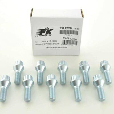 Jeu de boulons de roue (8 pcs.) Collier conique longueur arbre 35 mm M12x1,25 argent -