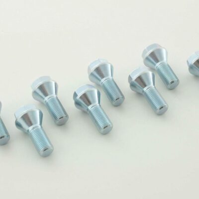 Jeu de boulons de roue (8 pcs.) Longueur de tige 25 mm, collier conique, tête courte M14x1,5x25 -
