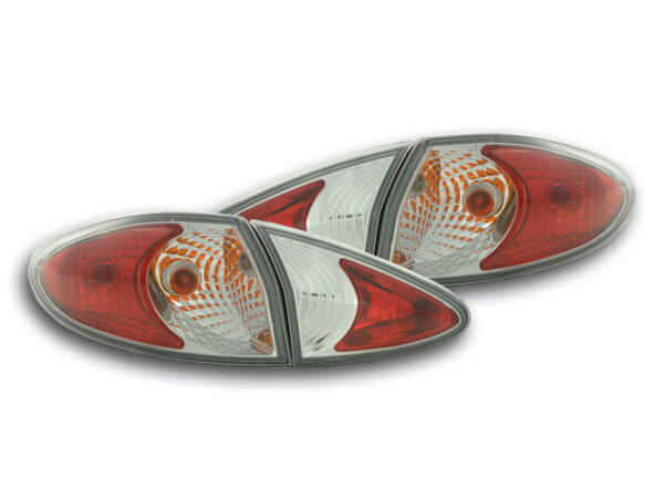 Jeu de feux arrière Alfa Romeo 147 type 937 00-04 chrome -