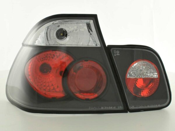 Jeu de feux arrière BMW Série 3 Limo type E46 98-01 noir -