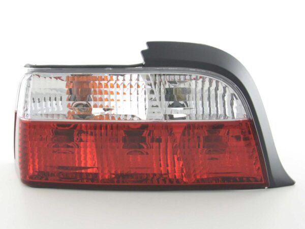 Feux arrières BMW Série 3 Coupé type E36 91-98 rouge blanc -