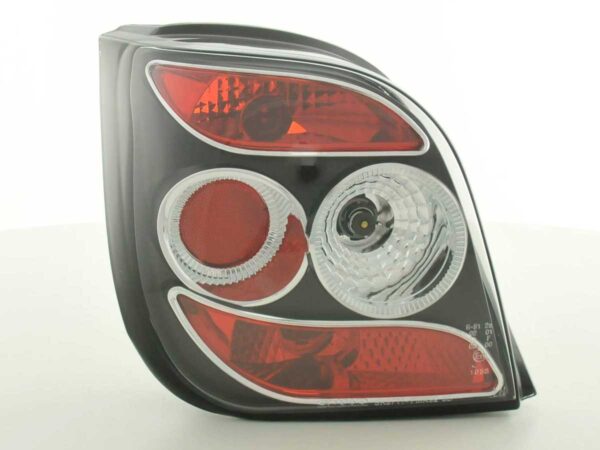 Kit feux arrière Ford Fiesta 3 portes. Type MK3 92-95 noir -