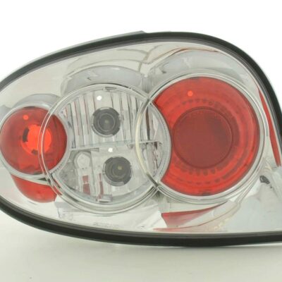 Jeu de feux arrière Renault Megane 3 portes. Type DABALAKAEA 96-98 chromé -