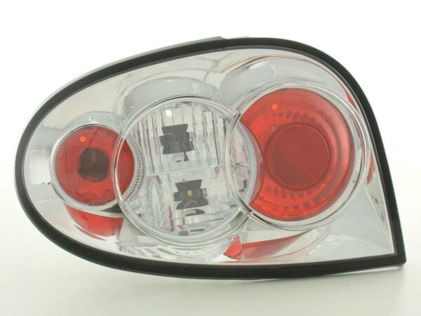 Jeu de feux arrière Renault Megane 3 portes. Type DABALAKAEA 99-02 chromé -