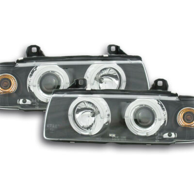 Phare avant BMW Série 3 Coupe type E36 92-98 noir -