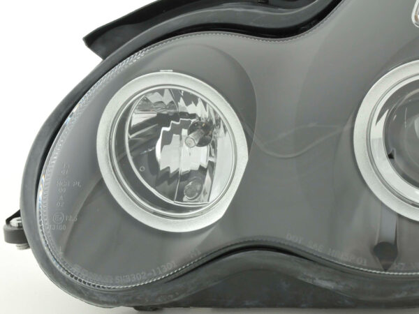 Jeu de phares Mercedes Classe C type W203 00-07 noir - – Image 4