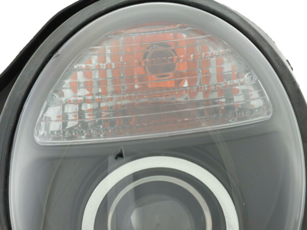 Phare avant Mercedes Classe E type W210 99-01 noir - – Image 2