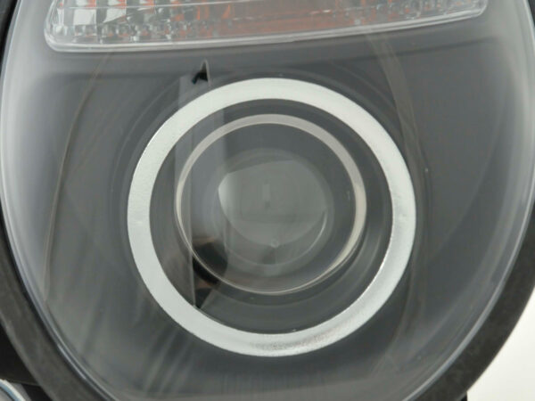 Phare avant Mercedes Classe E type W210 99-01 noir - – Image 3