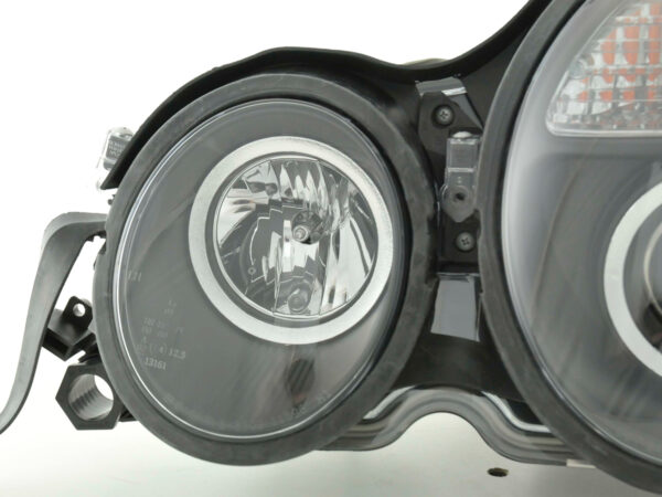 Phare avant Mercedes Classe E type W210 99-01 noir - – Image 4