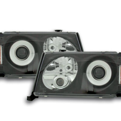 Phares pour Mercedes Classe E type W124 85-93 noir -