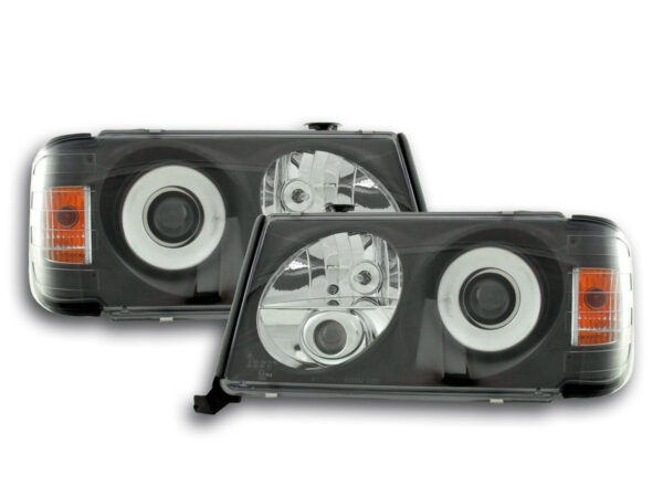 Phares pour Mercedes Classe E type W124 85-93 noir -