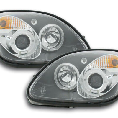 Jeu de phares Mercedes SLK type R170 96-02 noir -