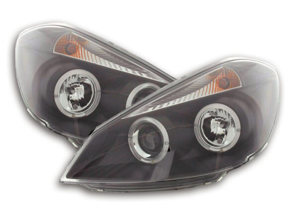 Kit phares Renault Clio Type R 05-08 noir -