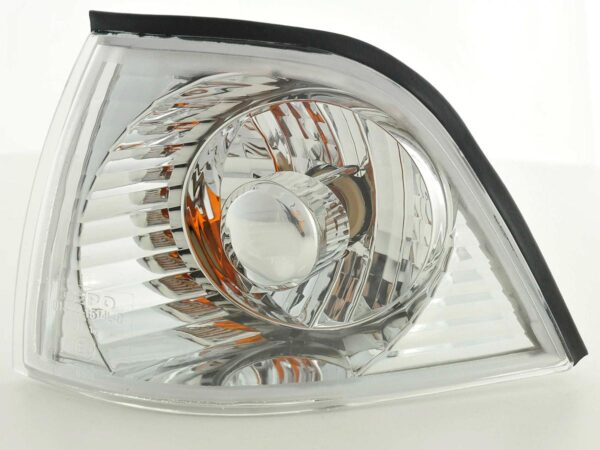 Jeu de clignotants avant BMW Série 3 coupé / cabriolet type E36 91-98 chromé -
