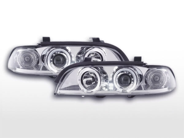Phare avant BMW Série 5 type E39 95-00 chrome -