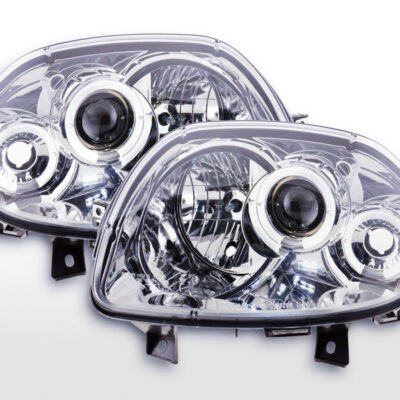 Phare avant Renault Clio type B 98-01 chrome -
