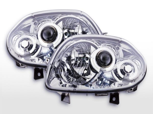 Phare avant Renault Clio type B 98-01 chrome -