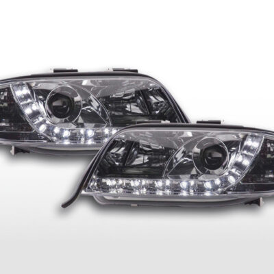 Phare Daylight LED DRL look Audi A6 type 4B 01-04 chrome -