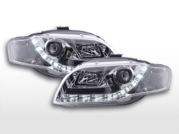 Phare Daylight LED feux de jour Audi A4 type 8E 04-08 chrome -