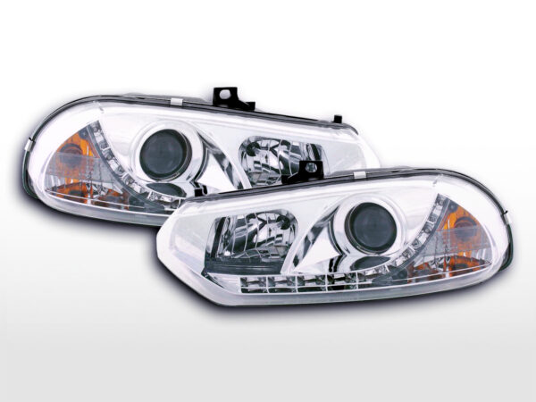 Phare Daylight LED DRL look Alfa Romeo 156 type 932 98-02 chrome -