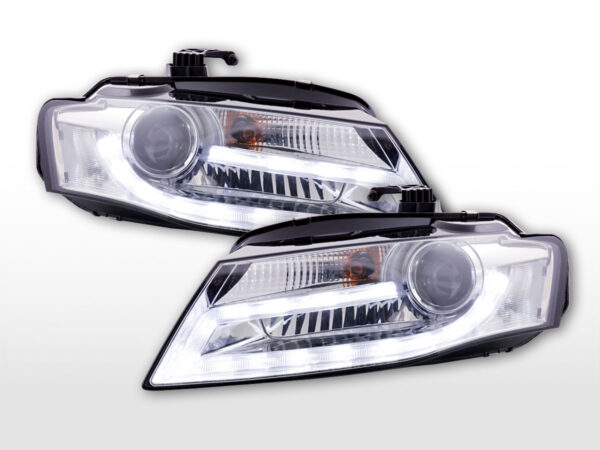 Phare Daylight LED feux de jour Audi A4 à partir de 2008 chrome -