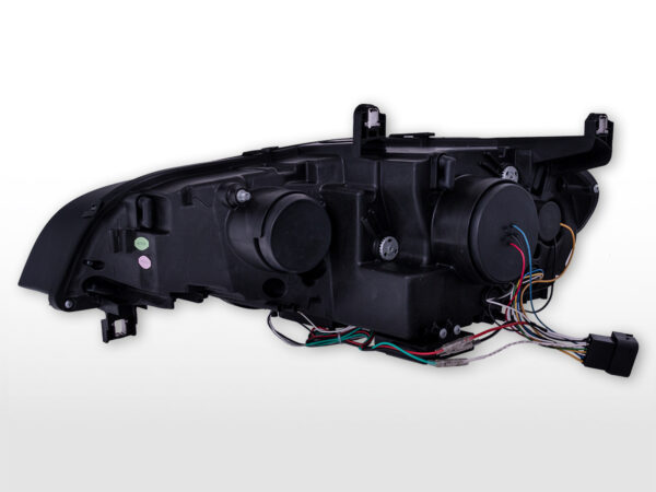 Kit de phares LED avec feux diurnes à LED et puce AFS BMW X5 E70 année 08-13 noir pour véhicules avec direction à droite - – Image 3