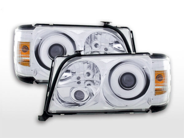 Phares pour Mercedes Classe E type W124 94-96 chrome -