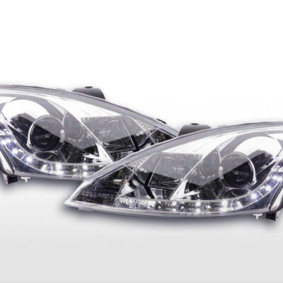 Phare Daylight à LED DRL look Ford Focus 3/4/5 portes. 98-01 chromé -