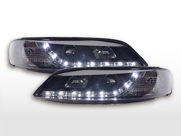 Phare Daylight LED DRL look Opel Vectra B 96-99 noir -