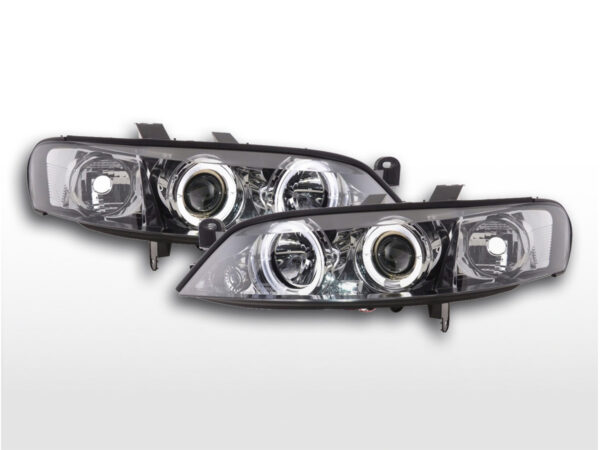 Phares avant Opel Vectra B 96-99 chrome -