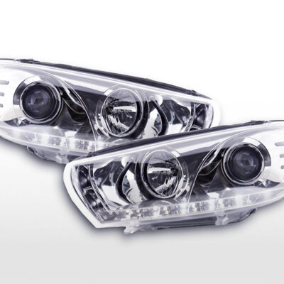 Phare Daylight LED DRL look VW Scirocco 3 Type 13 08- chromé -