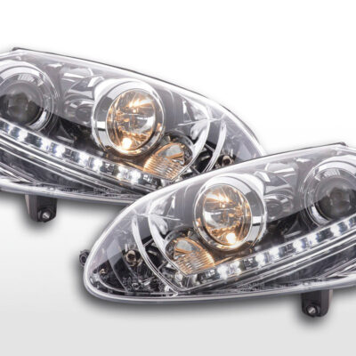 Phare Daylight LED DRL look VW Golf 5 type 1K 03-08 chrome -