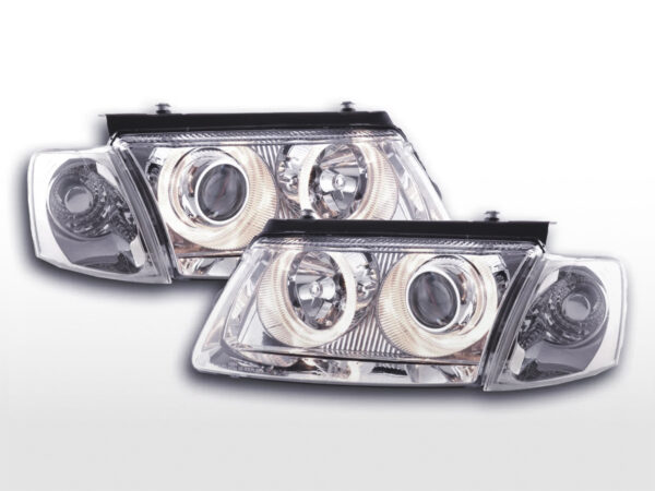 Phare Angel Eye VW Passat type 3B 97-00 chrome -