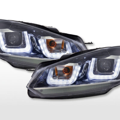 Phare Daylight LED feux de jour VW Golf 6 08-12 noir -
