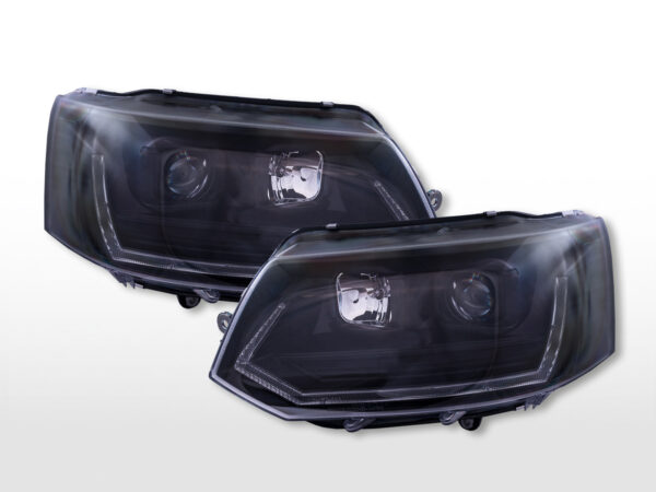 Kit de phares halogènes VW T5 à partir de 10 ans noir -