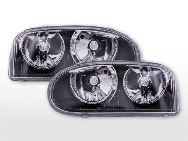 Phares Powerlook VW Golf 3 type 1HXO, 1 EXO 91-97 noir -