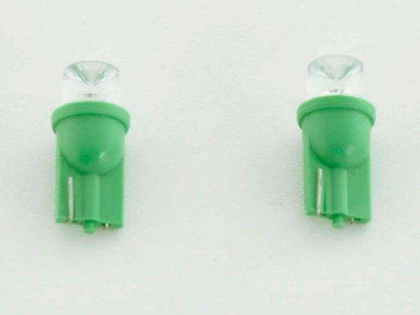 Ampoules LED vertes SET (2 pièces) -