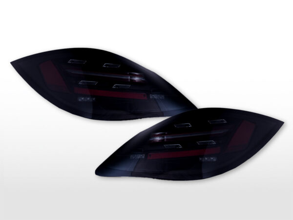 Jeu de feux arrière LED Porsche 987.2 Boxster BJ. 09-12 noir/fumé -