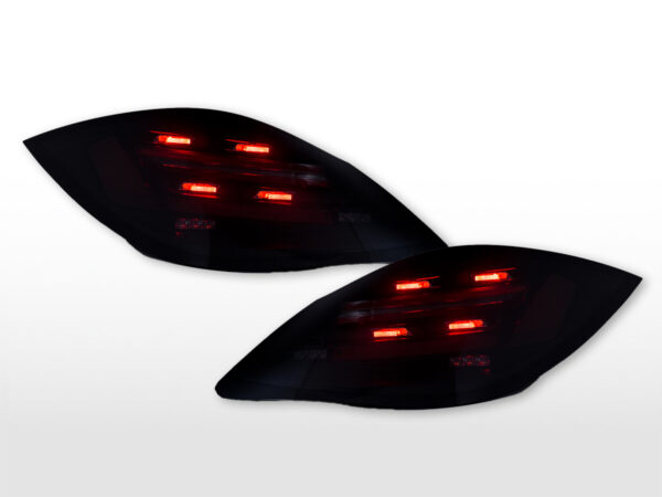 Jeu de feux arrière LED Porsche 987.2 Boxster BJ. 09-12 noir/fumé - – Image 2