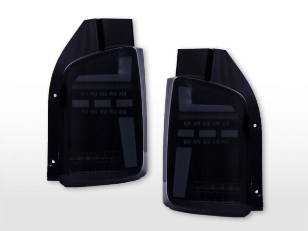 Jeu de feux arrière LED VW T6 année à partir de 20 portes battantes noir/fumée -