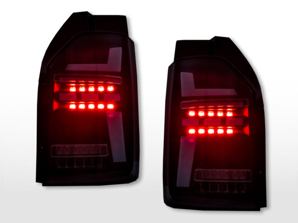 Jeu de feux arrière LED VW T6 année 16-21 noir - – Image 2