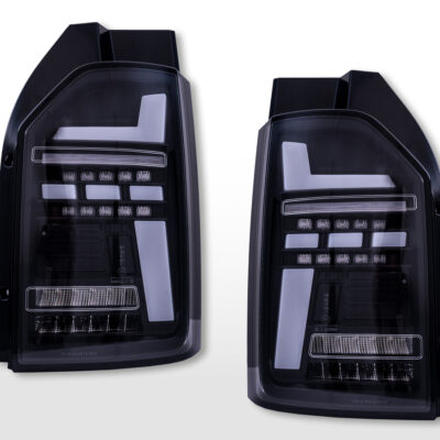 Jeu de feux arrière LED VW T6 année 16-21 noir -