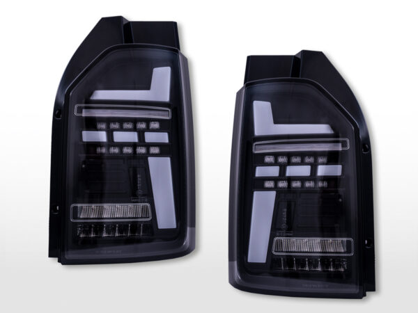 Jeu de feux arrière LED VW T6 année 16-21 noir -