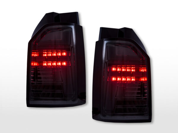 Jeu de feux arrière LED VW T6 année 16-19 fumé - – Image 2