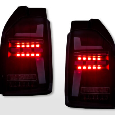 Jeu de feux arrière LED VW T6 année à partir de 20 portes battantes noir -
