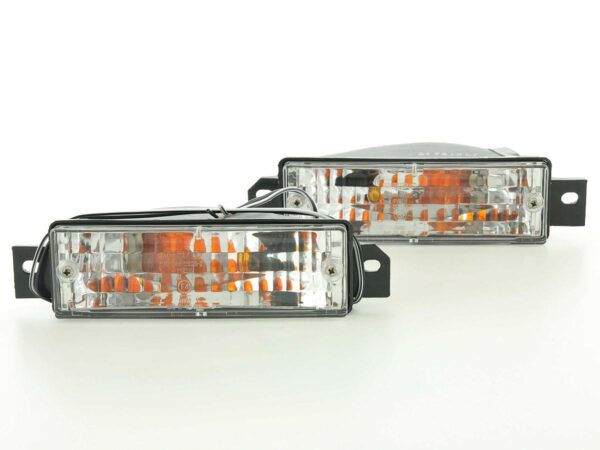 Jeu de clignotants avant BMW 3er (type E30) 88-91 chromé -